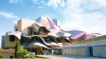 Hotel Marques de Riscal (Spain) [Photograph provided by] Nippon Steel Corporation